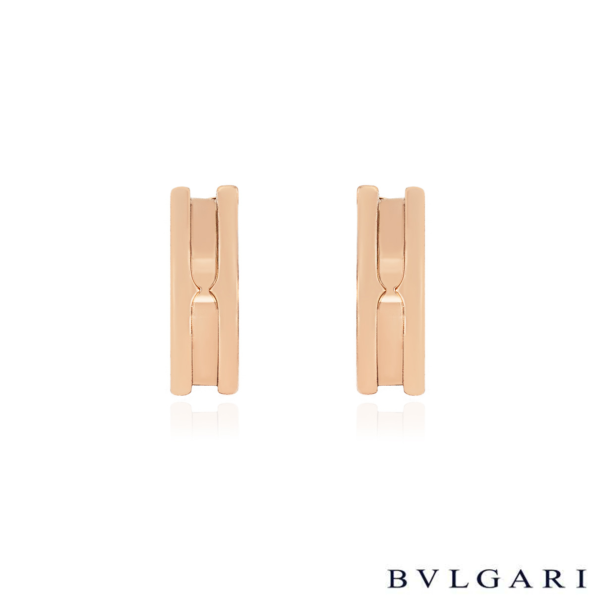 Bvlgari Rose Gold  B.Zero1 Hoop Earrings